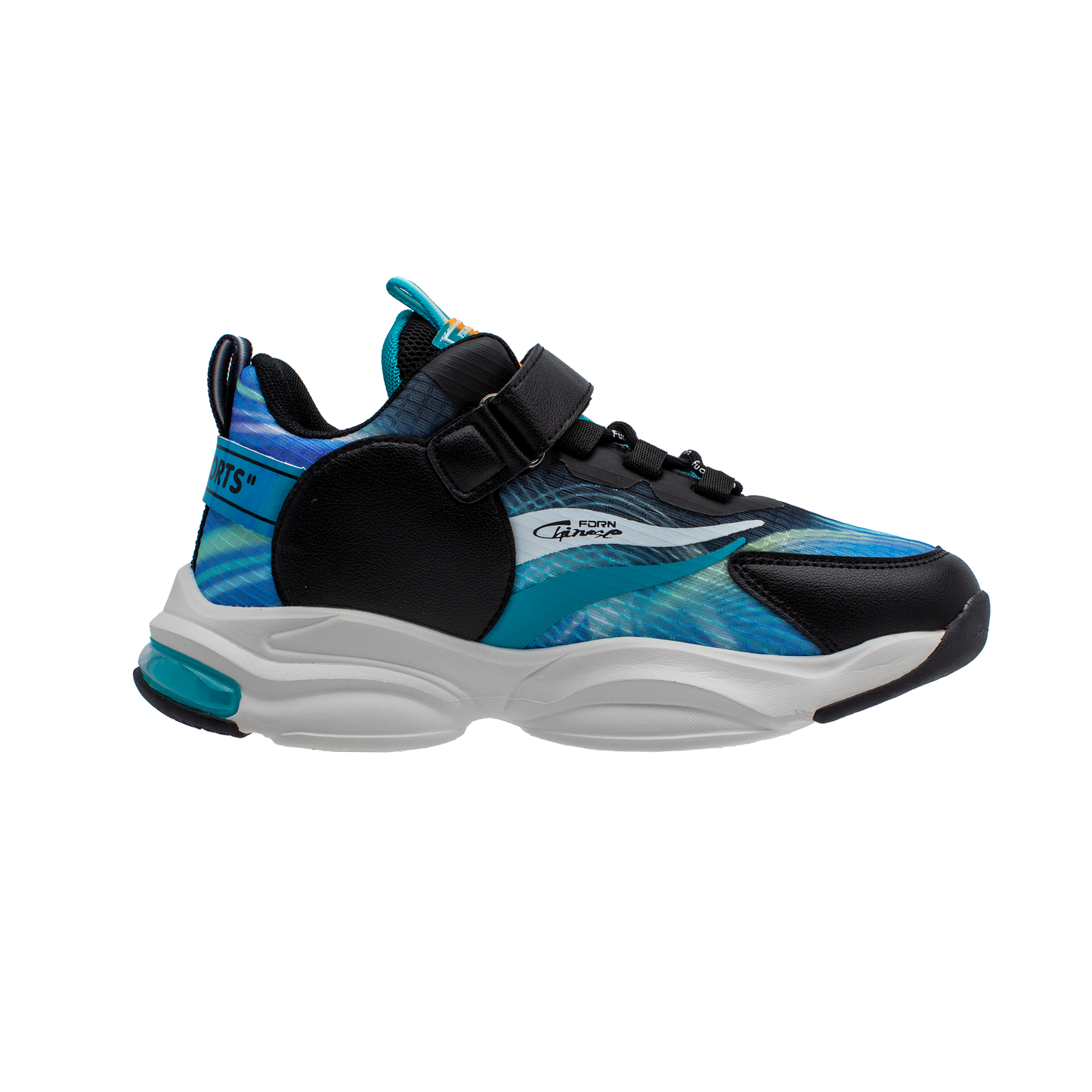 Lucky Kids Sneakers with a Bungee Lace & Hook-Loop Closure