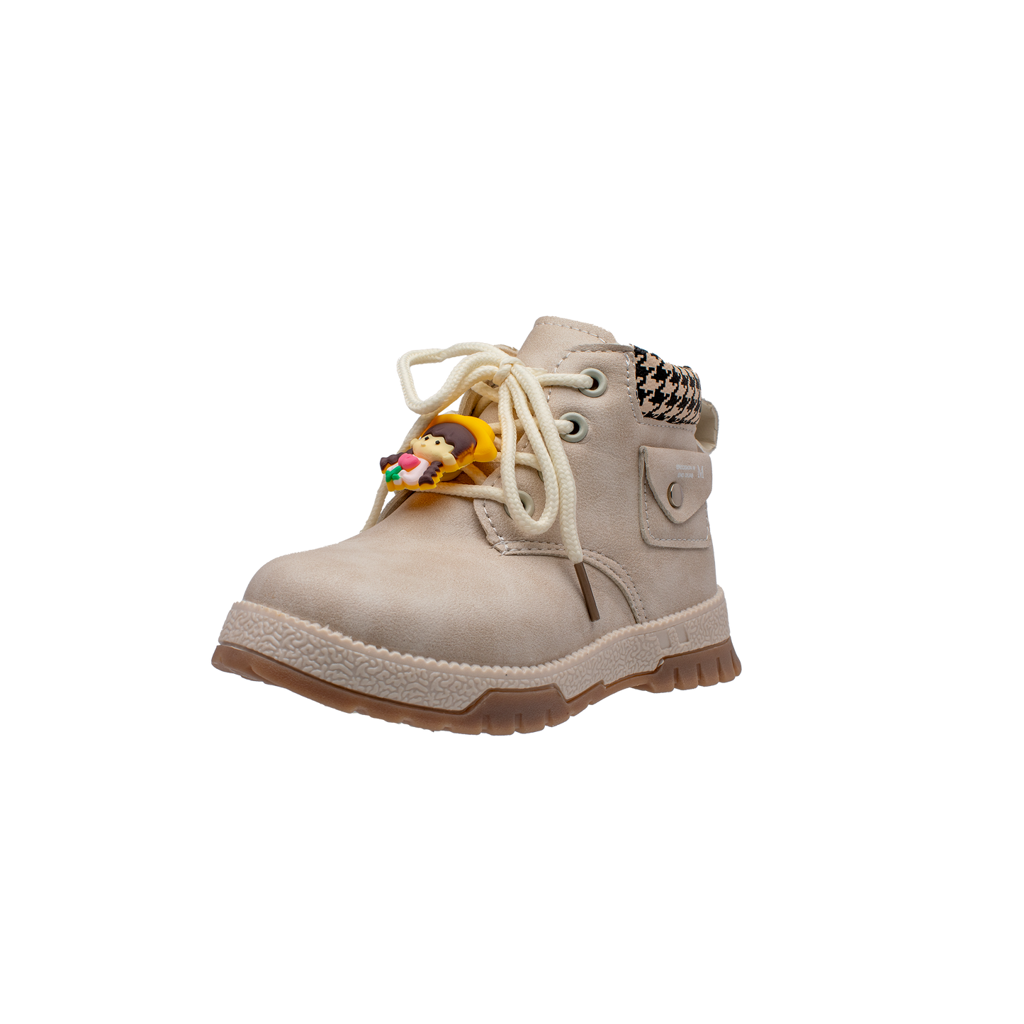 Lucky Kids Girls Boots with Lace Up & Side Zipp Closure
