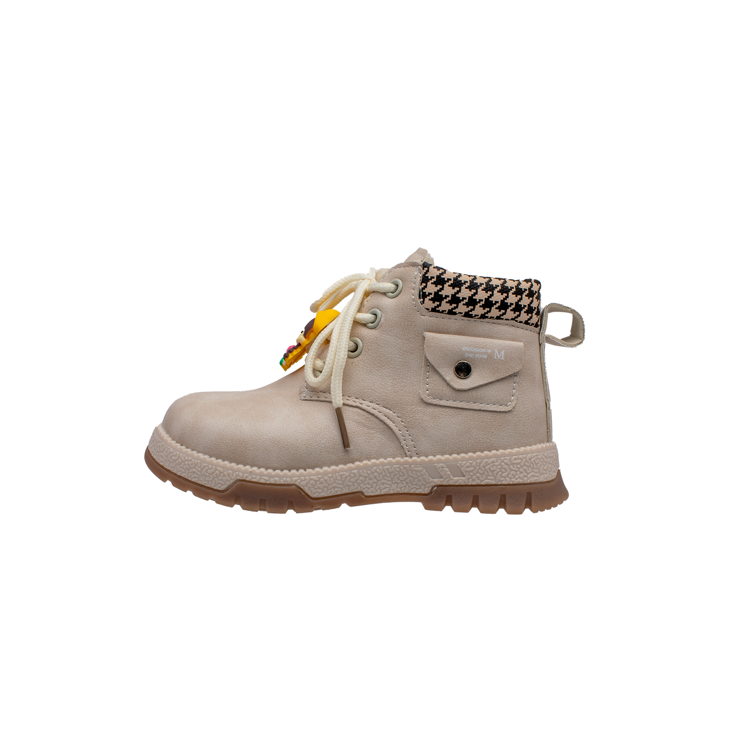 Lucky Kids Girls Boots with Lace Up & Side Zipp Closure