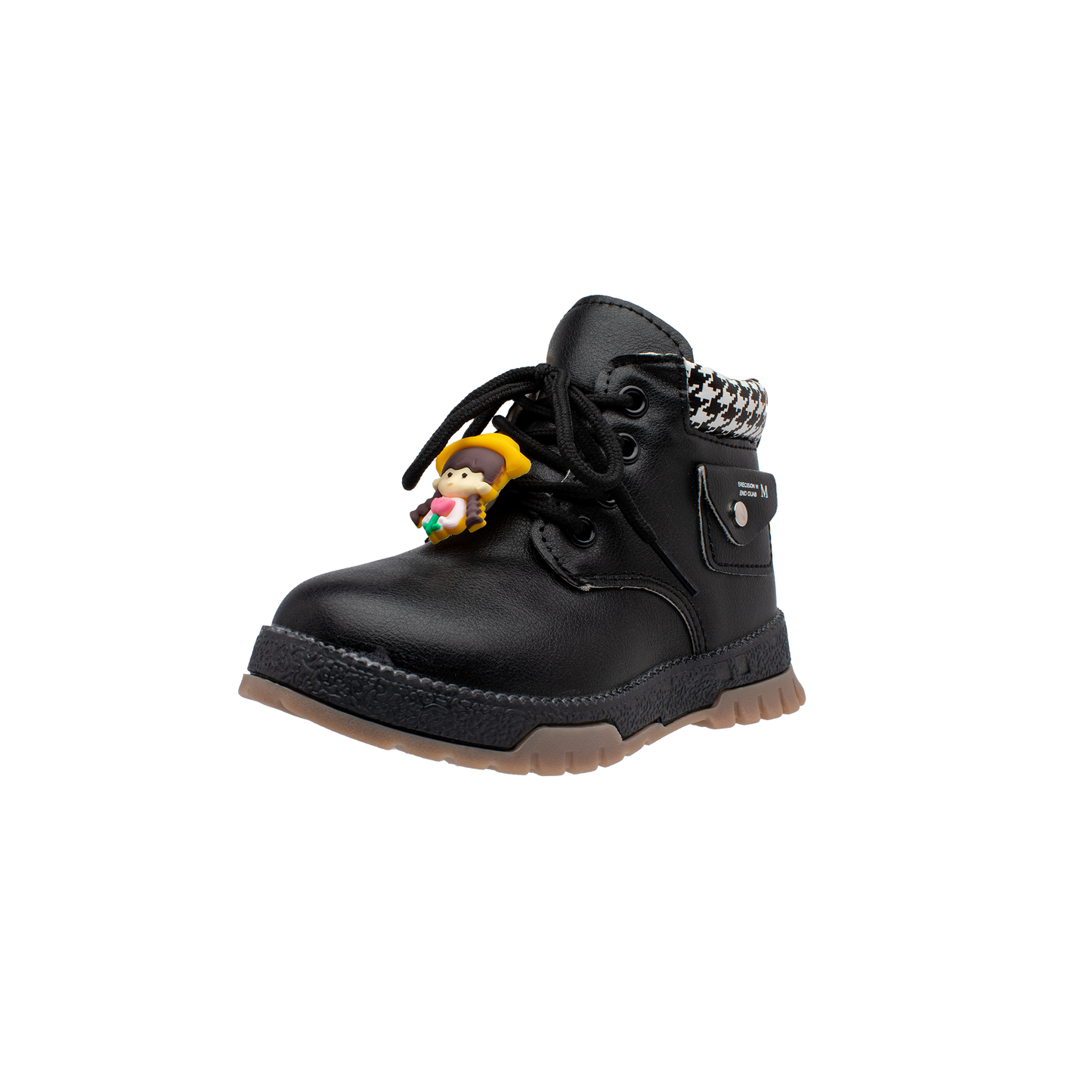 Lucky Kids Girls Boots with Lace Up & Side Zipp Closure