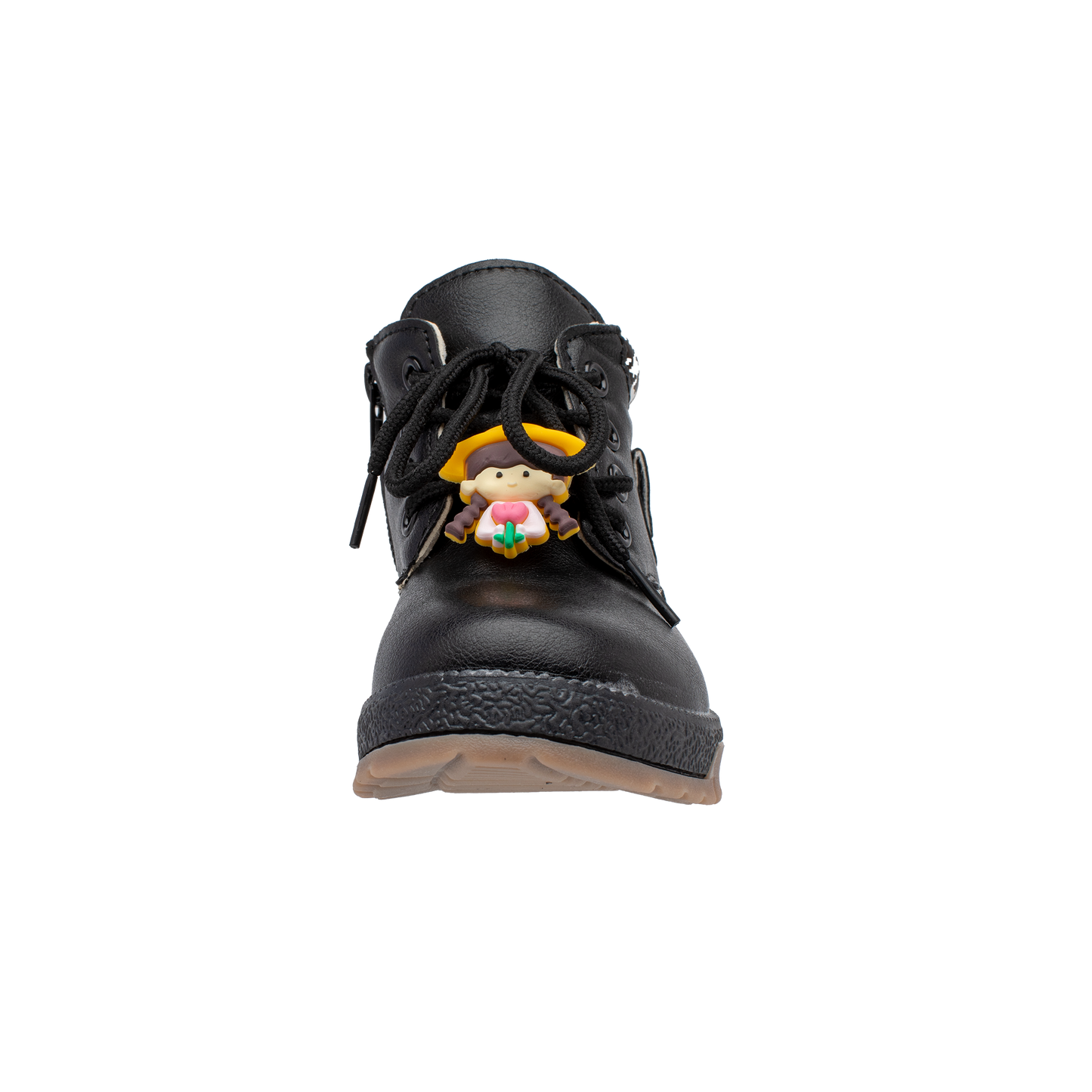 Lucky Kids Girls Boots with Lace Up & Side Zipp Closure