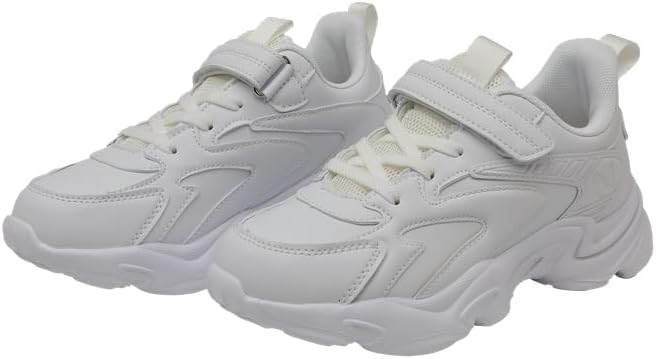 Lucky Kids Unisex Kids Sneakers Lightweight Athletic Shoes Breathable Running Shoes Non Slip Casual Sneakers for Boys and Girls