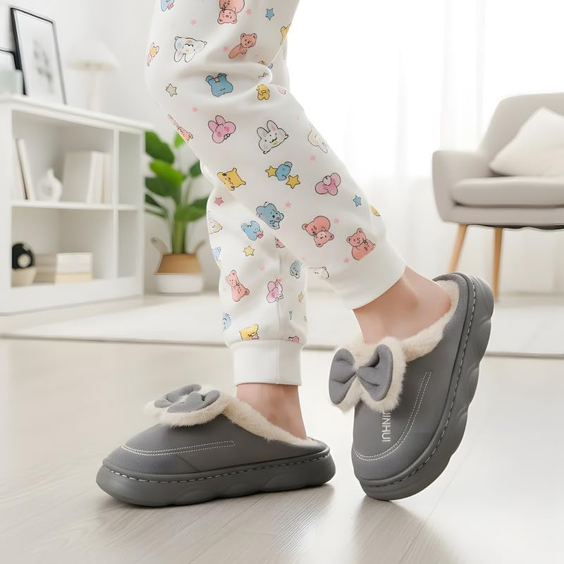Cartoon Slippers for Kids, Funny Animal House Shoes with Non-Slip Sole, Cozy Plush Indoor Comfort Footwear for Boys and Girls