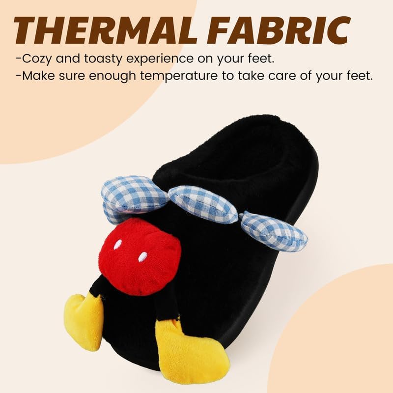 Cozy Plush Fuzzy Slippers for Women and Men - Soft Warm Indoor/Outdoor House Shoes with Non-Slip Sole - Comfortable Winter Gift Idea (Sizes 36-41)