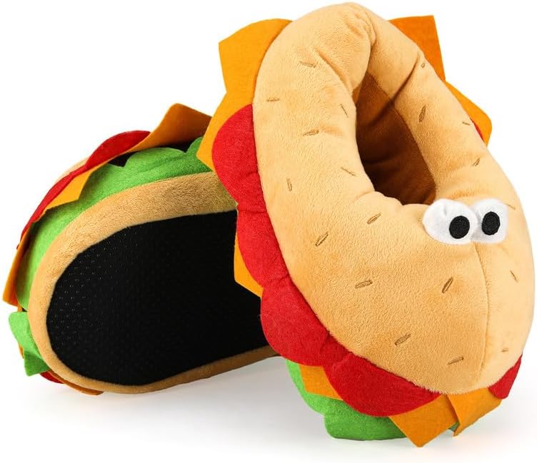 Funny Cartoon Plush Slippers for Adults – Warm Fleece Memory Foam Indoor Shoes, Soft Cozy House Slippers with Non-Slip Sole for Women