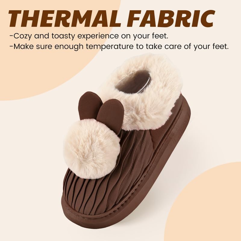 Soft Plush Fuzzy House Slippers for Women and Men – Cozy Comfort Indoor/Outdoor Slippers – Available in Sizes 36 to 41