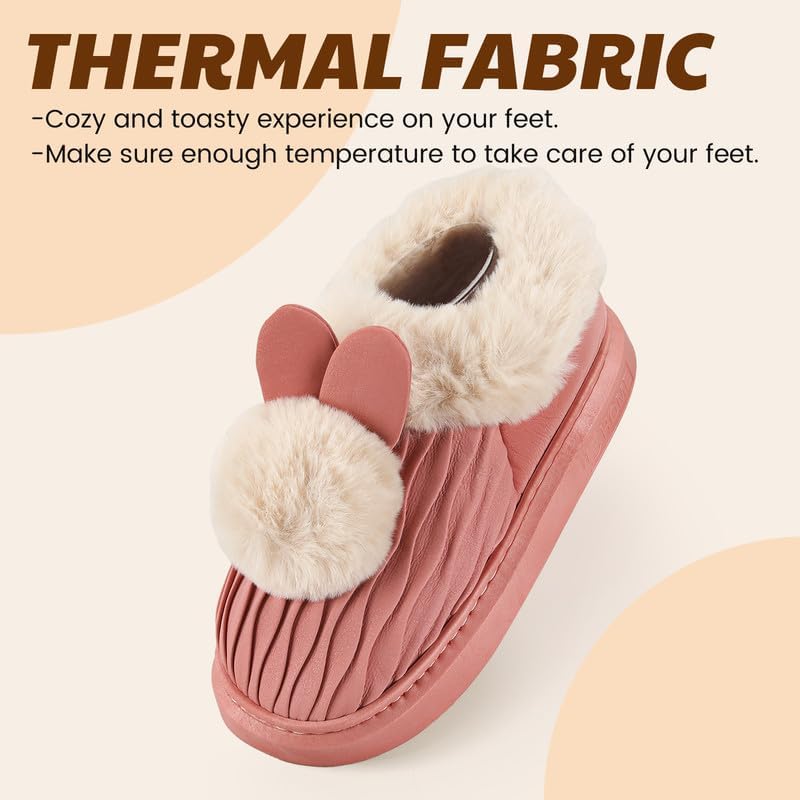 Soft Plush Fuzzy House Slippers for Women and Men – Cozy Comfort Indoor/Outdoor Slippers – Available in Sizes 36 to 41