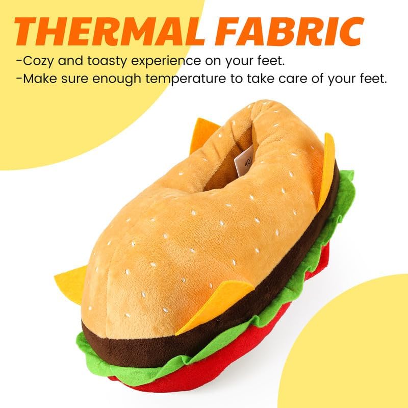 Funny Cartoon Plush Slippers for Adults – Warm Fleece Memory Foam Indoor Shoes, Soft Cozy House Slippers with Non-Slip Sole for Women