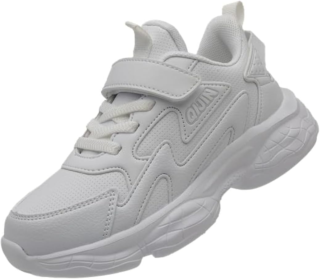 Lucky Kids Unisex Kids Sneakers Lightweight Athletic Shoes Breathable Running Shoes Non Slip Casual Sneakers for Boys and Girls