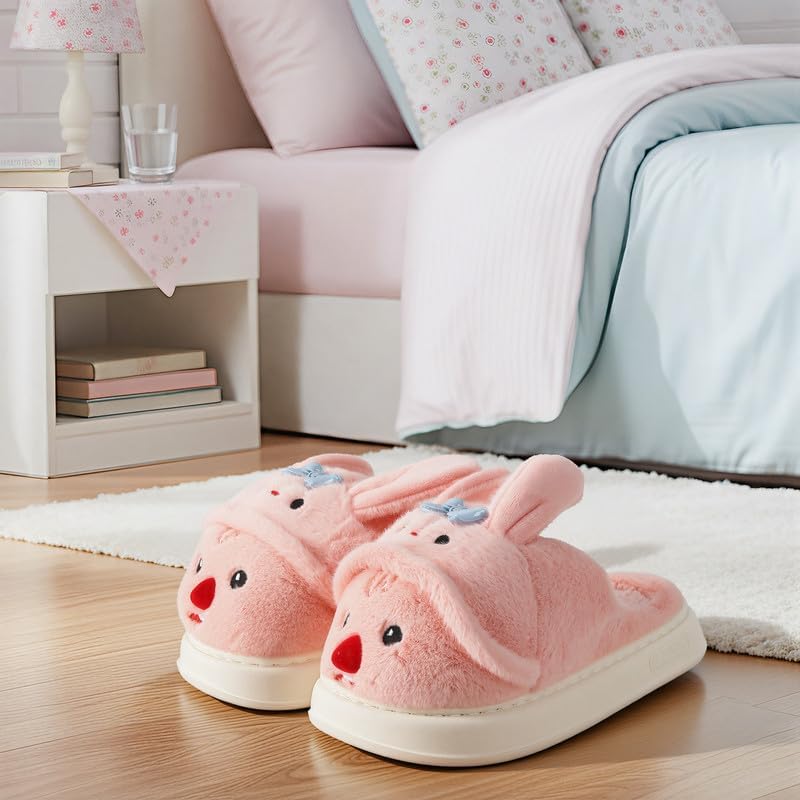 Cozy Plush Fuzzy Slippers for Women and Men - Soft Warm Indoor/Outdoor House Shoes with Non-Slip Sole - Comfortable Winter Gift Idea (Sizes 36-41)