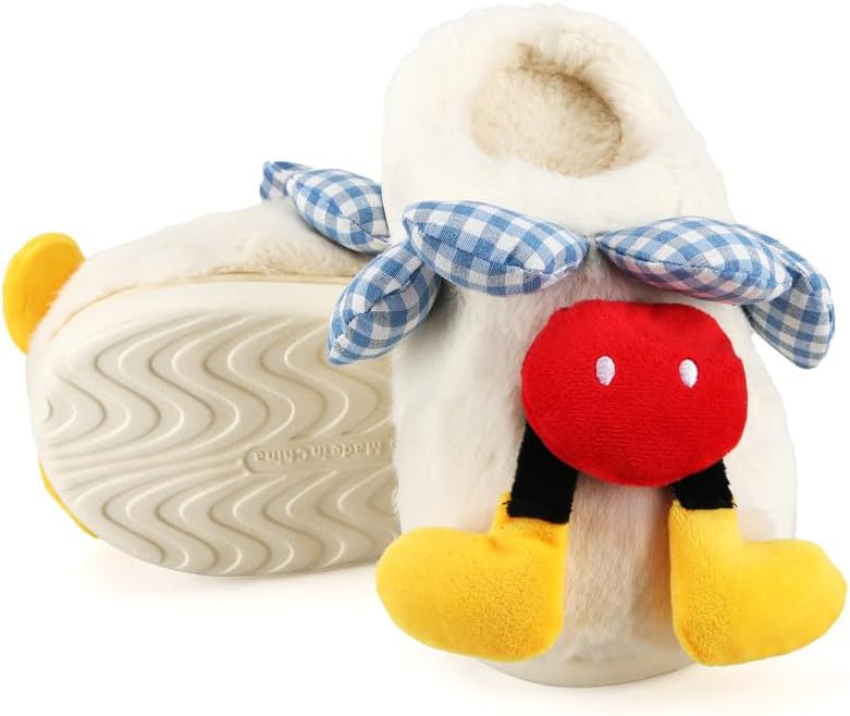 Cozy Plush Fuzzy Slippers for Women and Men - Soft Warm Indoor/Outdoor House Shoes with Non-Slip Sole - Comfortable Winter Gift Idea (Sizes 36-41)