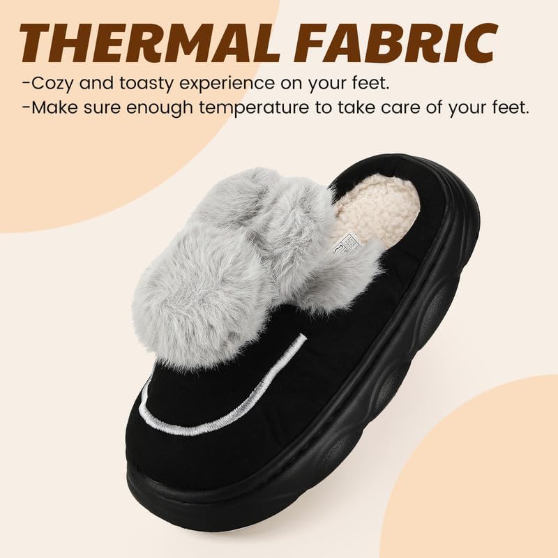 Cartoon Slippers for Kids, Funny Animal House Shoes with Non-Slip Sole, Cozy Plush Indoor Comfort Footwear for Boys and Girls