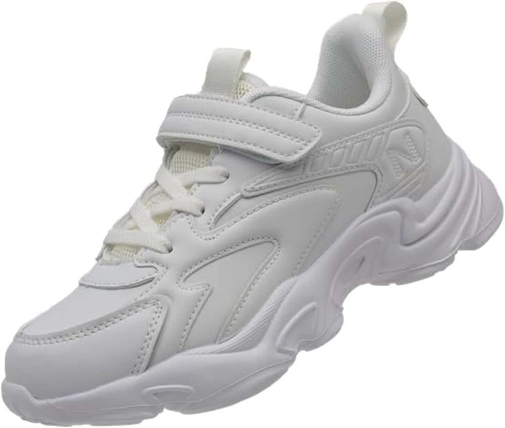 Lucky Kids Unisex Kids Sneakers Lightweight Athletic Shoes Breathable Running Shoes Non Slip Casual Sneakers for Boys and Girls