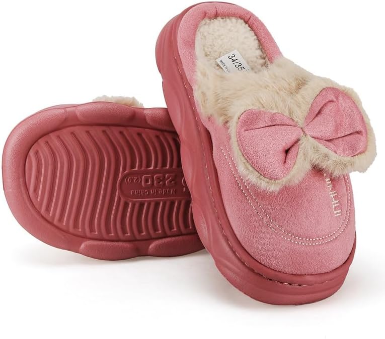 Cartoon Slippers for Kids, Funny Animal House Shoes with Non-Slip Sole, Cozy Plush Indoor Comfort Footwear for Boys and Girls