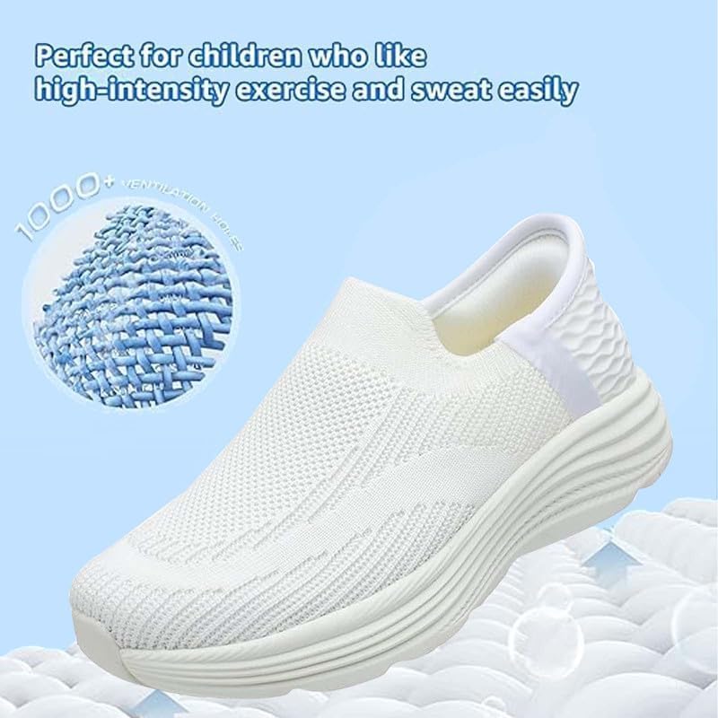 Sneaker Shoes for Kids - Comfortable Walking Shoes for Child Running Slip on Sport Shoes for Teens