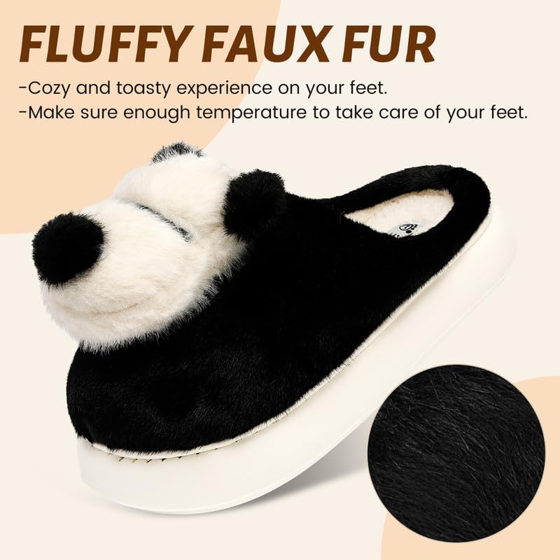 Woman Slippers Winter House Slippers for women Cute Soft Warm Shoes Comfy Home Furry Slippers