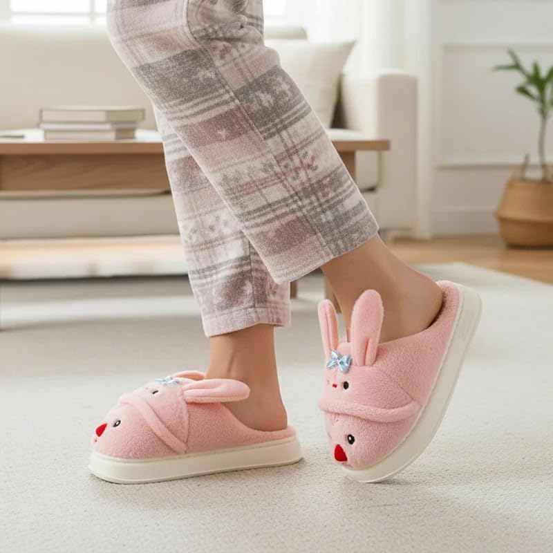 Cozy Plush Fuzzy Slippers for Women and Men - Soft Warm Indoor/Outdoor House Shoes with Non-Slip Sole - Comfortable Winter Gift Idea (Sizes 36-41)