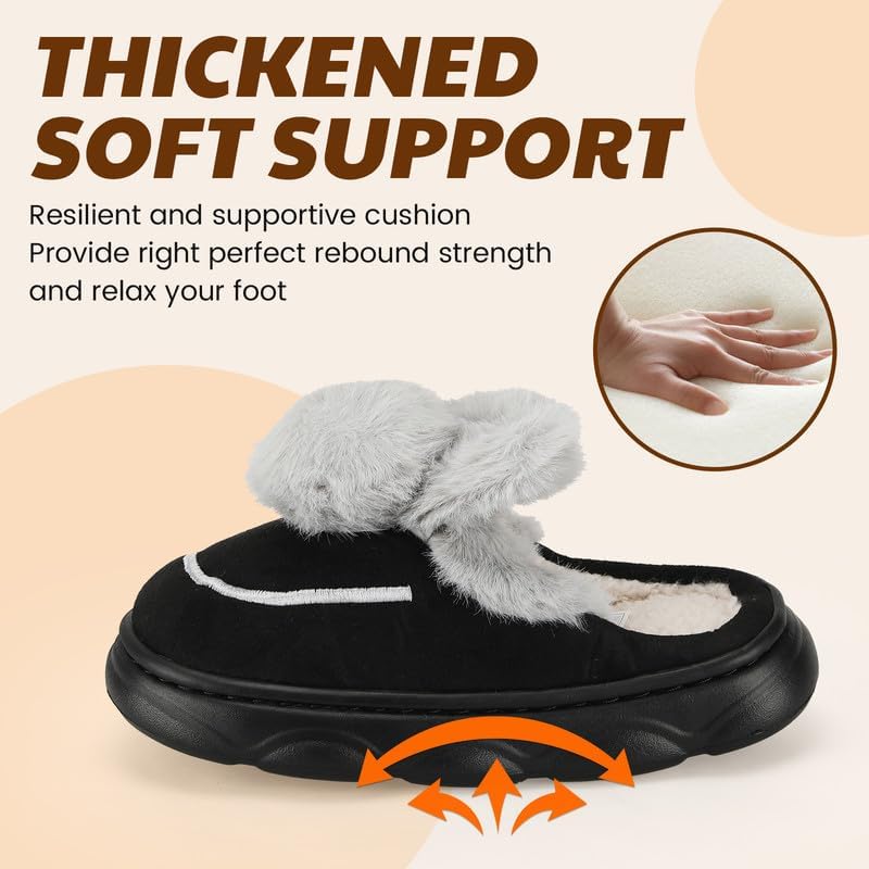Cartoon Slippers for Kids, Funny Animal House Shoes with Non-Slip Sole, Cozy Plush Indoor Comfort Footwear for Boys and Girls