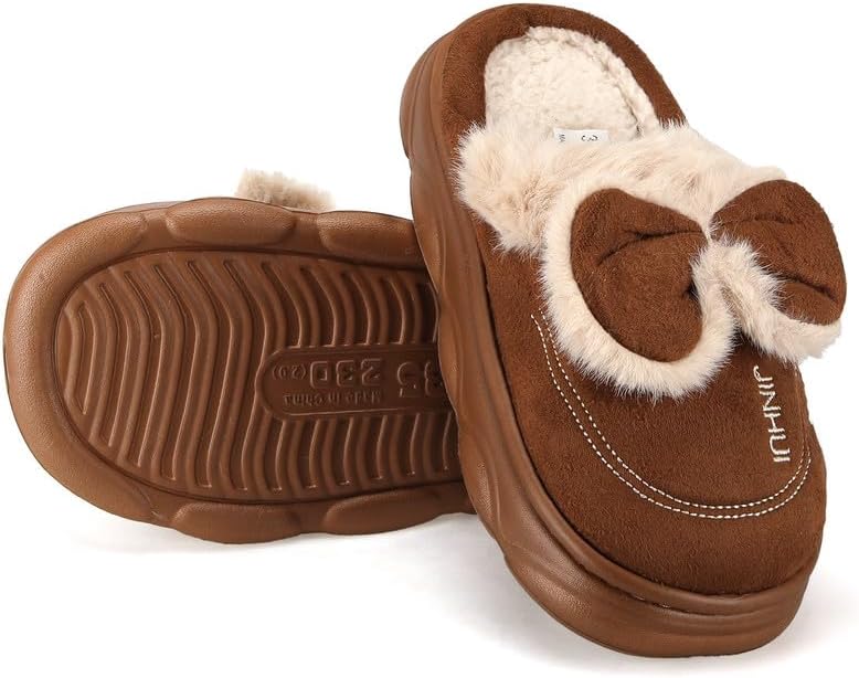 Cartoon Slippers for Kids, Funny Animal House Shoes with Non-Slip Sole, Cozy Plush Indoor Comfort Footwear for Boys and Girls