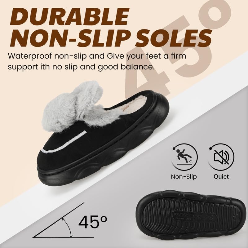Cartoon Slippers for Kids, Funny Animal House Shoes with Non-Slip Sole, Cozy Plush Indoor Comfort Footwear for Boys and Girls