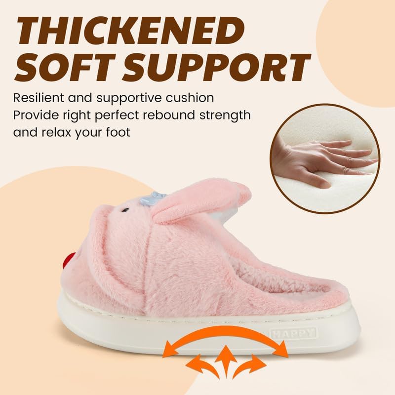 Cozy Plush Fuzzy Slippers for Women and Men - Soft Warm Indoor/Outdoor House Shoes with Non-Slip Sole - Comfortable Winter Gift Idea (Sizes 36-41)