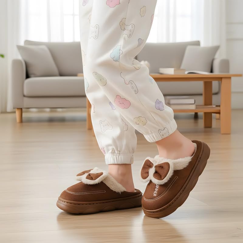 Cartoon Slippers for Kids, Funny Animal House Shoes with Non-Slip Sole, Cozy Plush Indoor Comfort Footwear for Boys and Girls