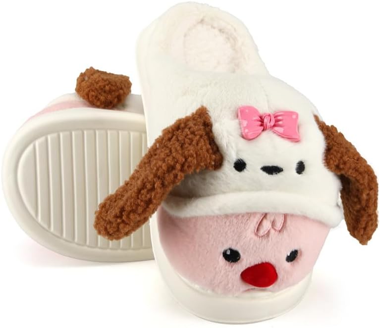Cozy Plush Fuzzy Slippers for Women and Men - Soft Warm Indoor/Outdoor House Shoes with Non-Slip Sole - Comfortable Winter Gift Idea (Sizes 36-41)