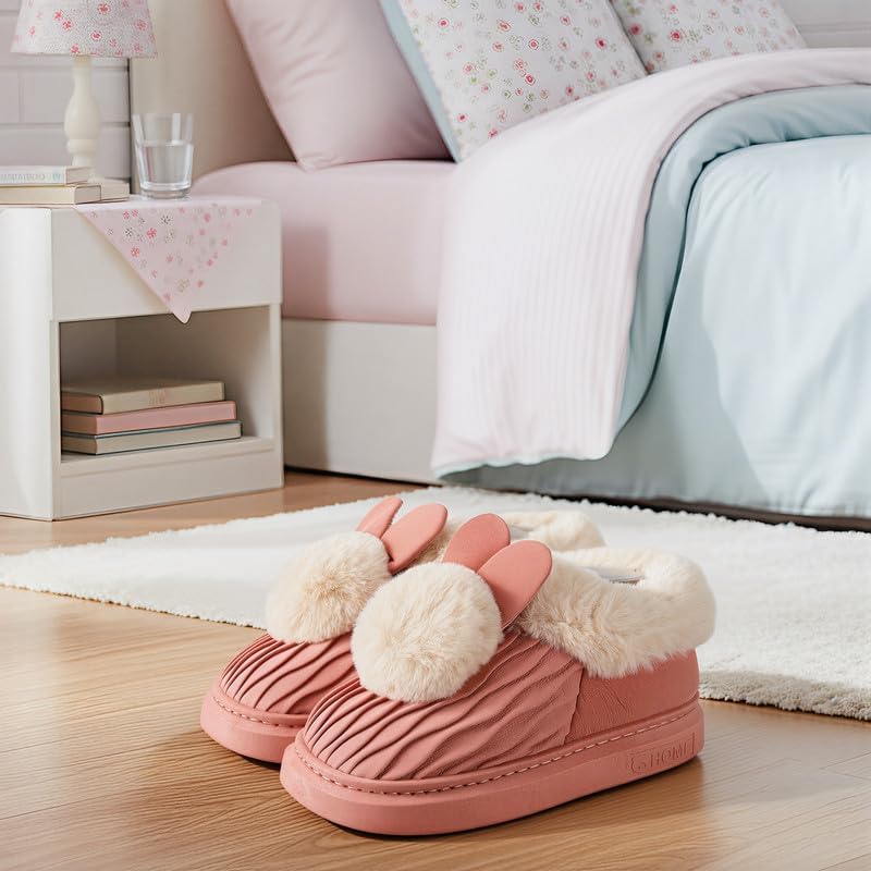 Soft Plush Fuzzy House Slippers for Women and Men – Cozy Comfort Indoor/Outdoor Slippers – Available in Sizes 36 to 41