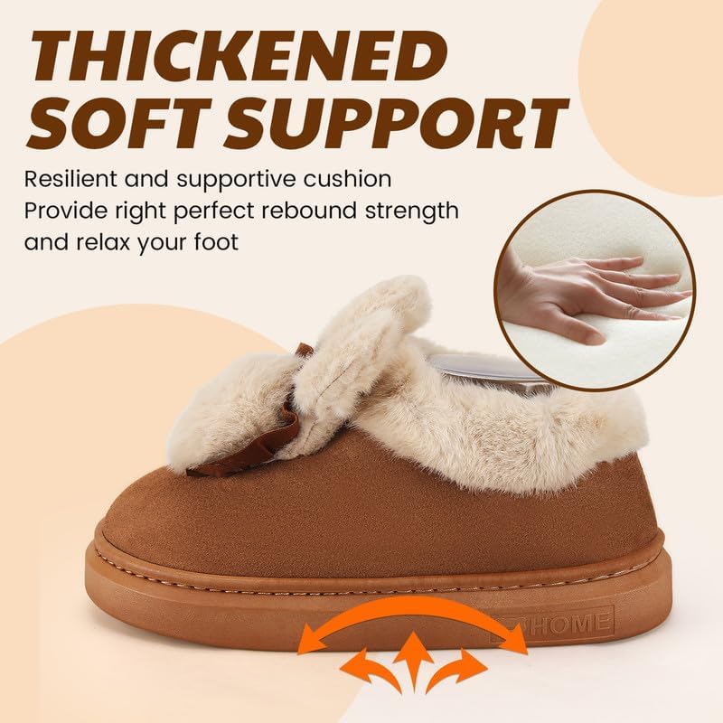 Soft Plush Fuzzy House Slippers for Women and Men – Cozy Comfort Indoor/Outdoor Slippers – Available in Sizes 36 to 41