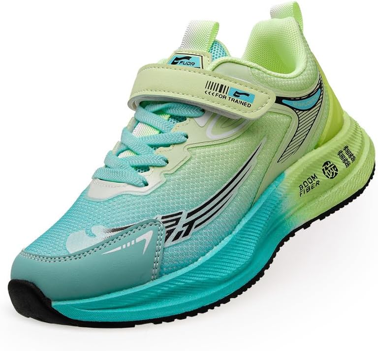 Lucky Kids Kids Sneakers for Sports Lightweight Athletic Shoes Breathable Running Shoes Non Slip Sneakers for Boys and Girls