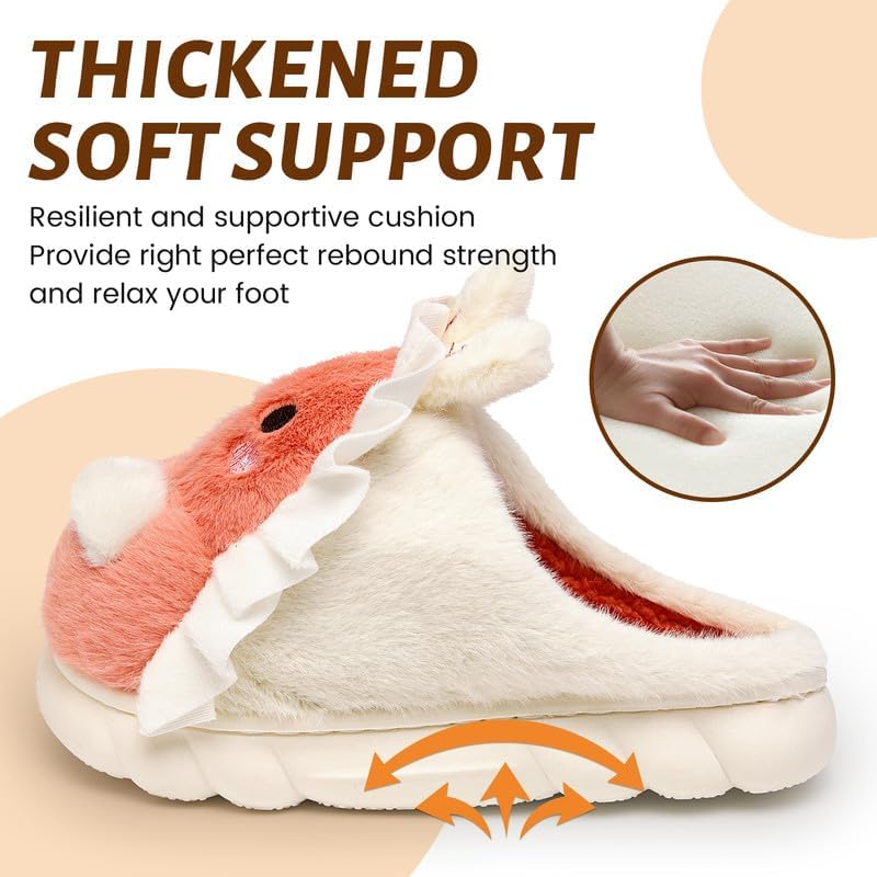 Woman Slippers Winter House Slippers for Women Cute Rabbit Soft Warm Shoes Comfy Home Furry Slippers for Girls