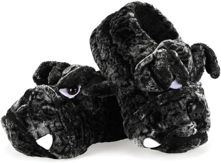 Funny Cartoon Plush Slippers for Adults – Warm Fleece Memory Foam Indoor Shoes, Soft Cozy House Slippers with Non-Slip Sole for Women