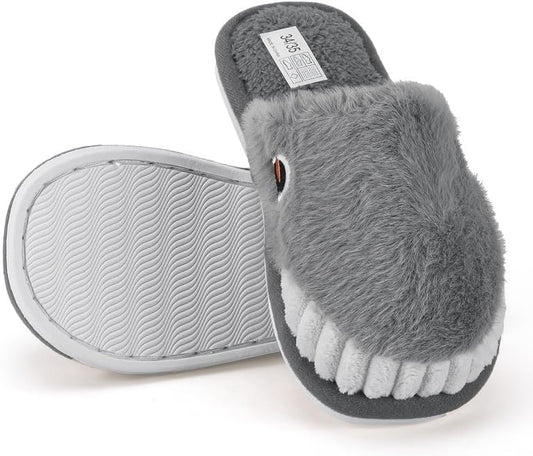 Cartoon Slippers for Kids, Funny Animal House Shoes with Non-Slip Sole, Cozy Plush Indoor Comfort Footwear for Boys and Girls