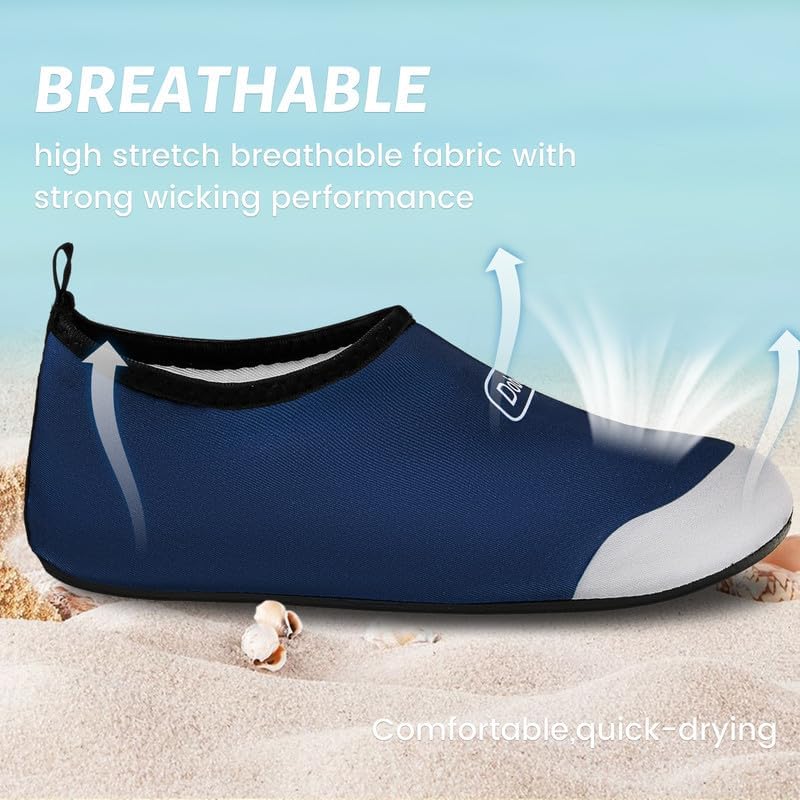 Water Shoes for Men & Women Quick Drying Comfortable Non-Slip Aqua Socks for Beach, Pool Yoga Footwear
