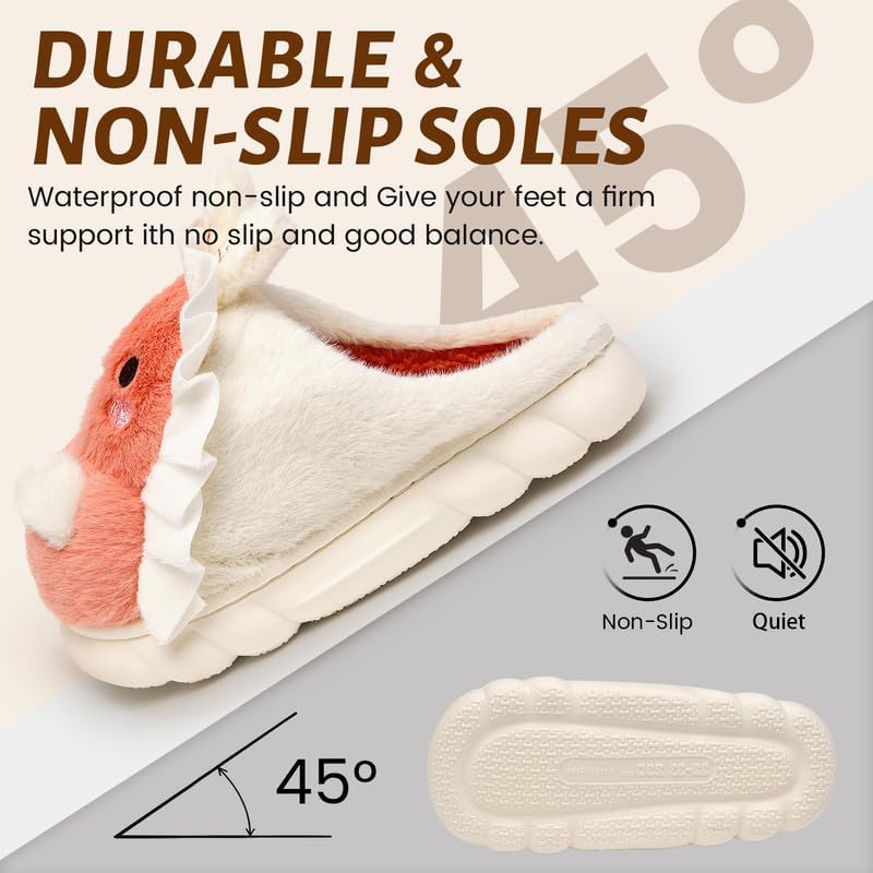 Woman Slippers Winter House Slippers for Women Cute Rabbit Soft Warm Shoes Comfy Home Furry Slippers for Girls