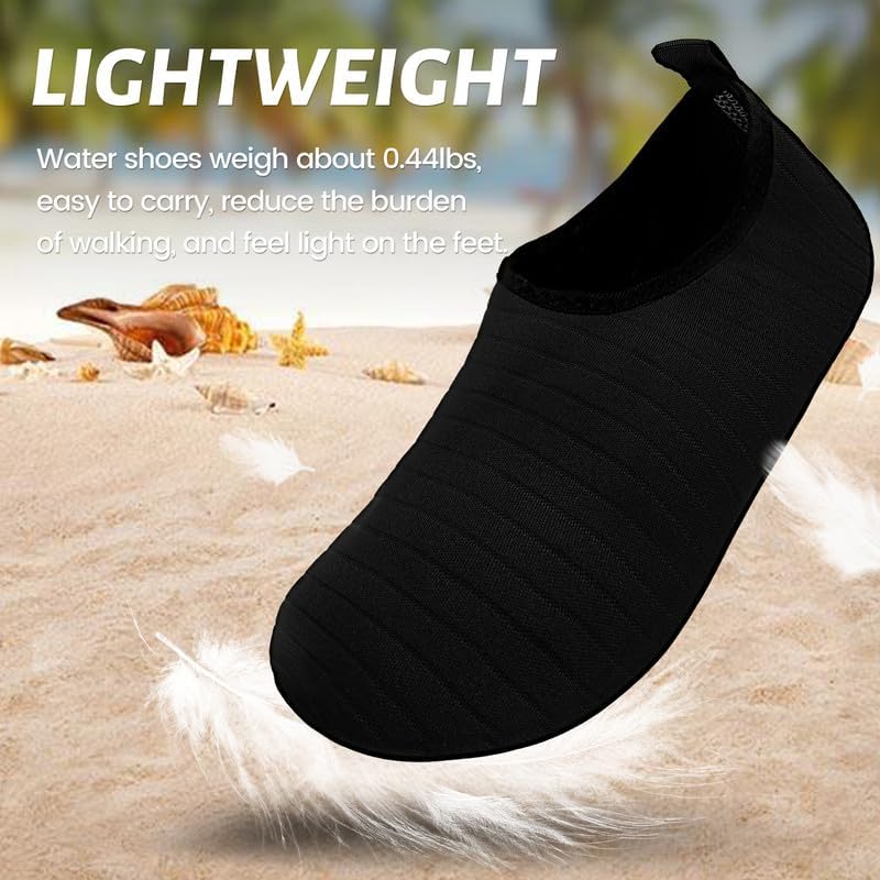 Water Shoes for Men & Women Quick Drying Comfortable Non-Slip Aqua Socks for Beach, Pool Yoga Footwear
