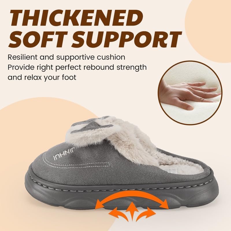 Cartoon Slippers for Kids, Funny Animal House Shoes with Non-Slip Sole, Cozy Plush Indoor Comfort Footwear for Boys and Girls