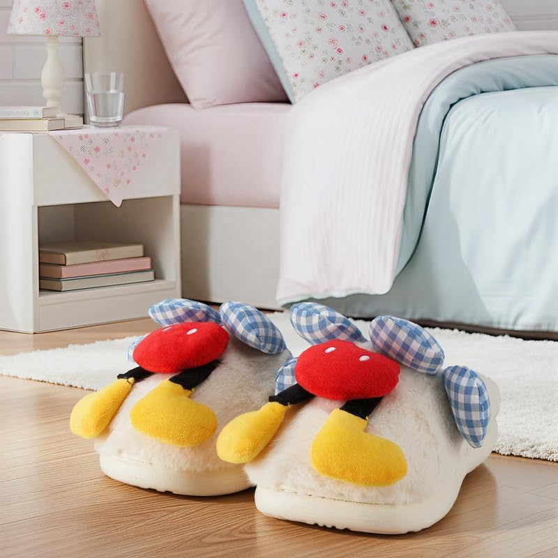Cozy Plush Fuzzy Slippers for Women and Men - Soft Warm Indoor/Outdoor House Shoes with Non-Slip Sole - Comfortable Winter Gift Idea (Sizes 36-41)