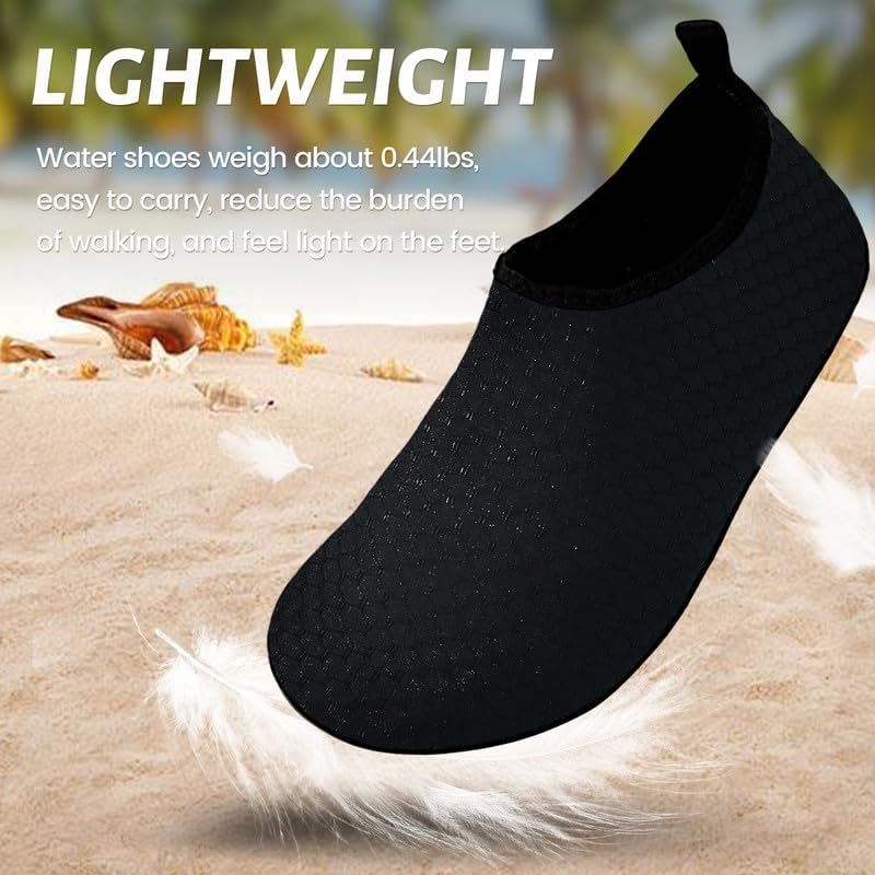 Water Shoes for Men & Women Quick Drying Comfortable Non-Slip Aqua Socks for Beach, Pool Yoga Footwear