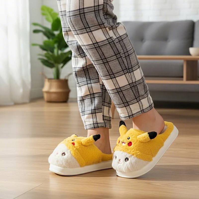 Cozy Plush Fuzzy Slippers for Women and Men - Soft Warm Indoor/Outdoor House Shoes with Non-Slip Sole - Comfortable Winter Gift Idea (Sizes 36-41)