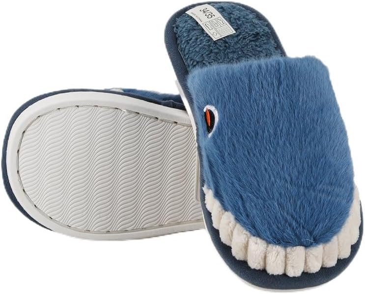 Cartoon Slippers for Kids, Funny Animal House Shoes with Non-Slip Sole, Cozy Plush Indoor Comfort Footwear for Boys and Girls