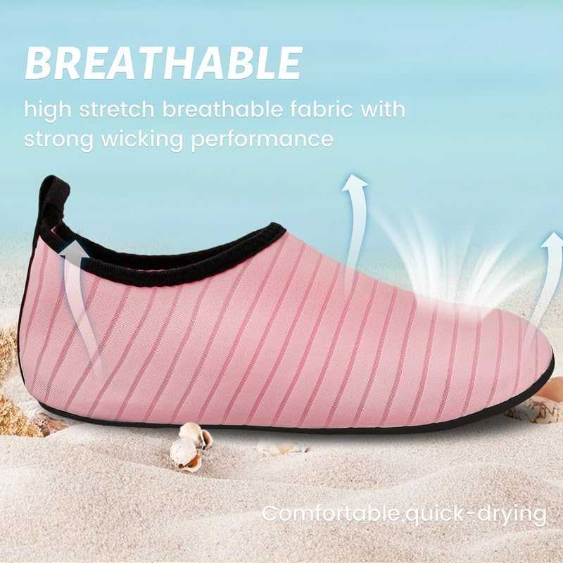 Water Shoes for Men & Women Quick Drying Comfortable Non-Slip Aqua Socks for Beach, Pool Yoga Footwear