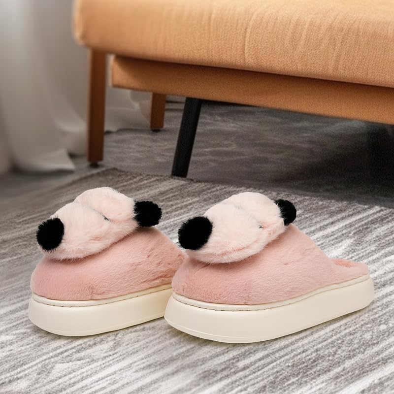 Woman Slippers Winter House Slippers for women Cute Soft Warm Shoes Comfy Home Furry Slippers