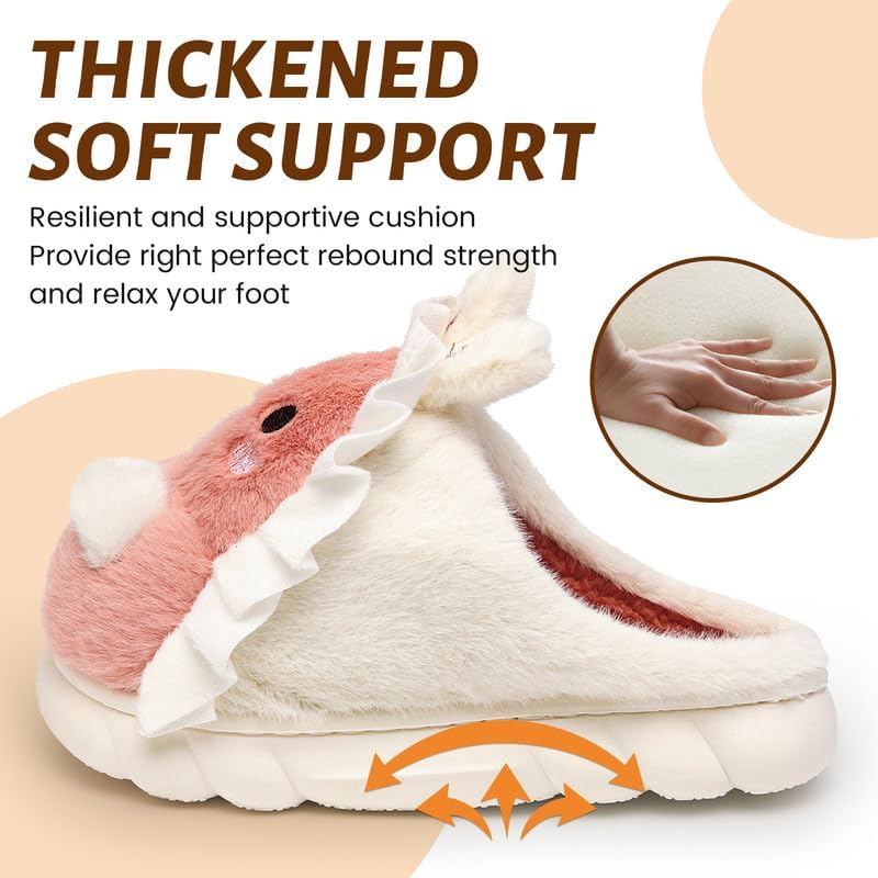 Woman Slippers Winter House Slippers for Women Cute Rabbit Soft Warm Shoes Comfy Home Furry Slippers for Girls