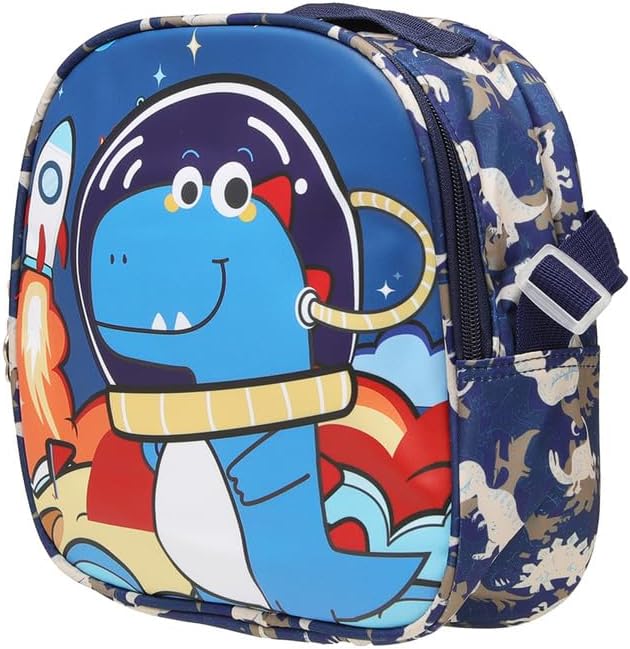 Lucky Kids Children Large Rolling School Bag Student Trolley School Bags with Lunch Bag, Pencil Box Wheeled Backpack Bag Set for Kids