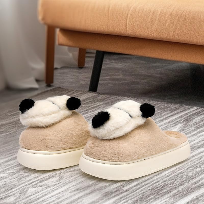 Woman Slippers Winter House Slippers for women Cute Soft Warm Shoes Comfy Home Furry Slippers