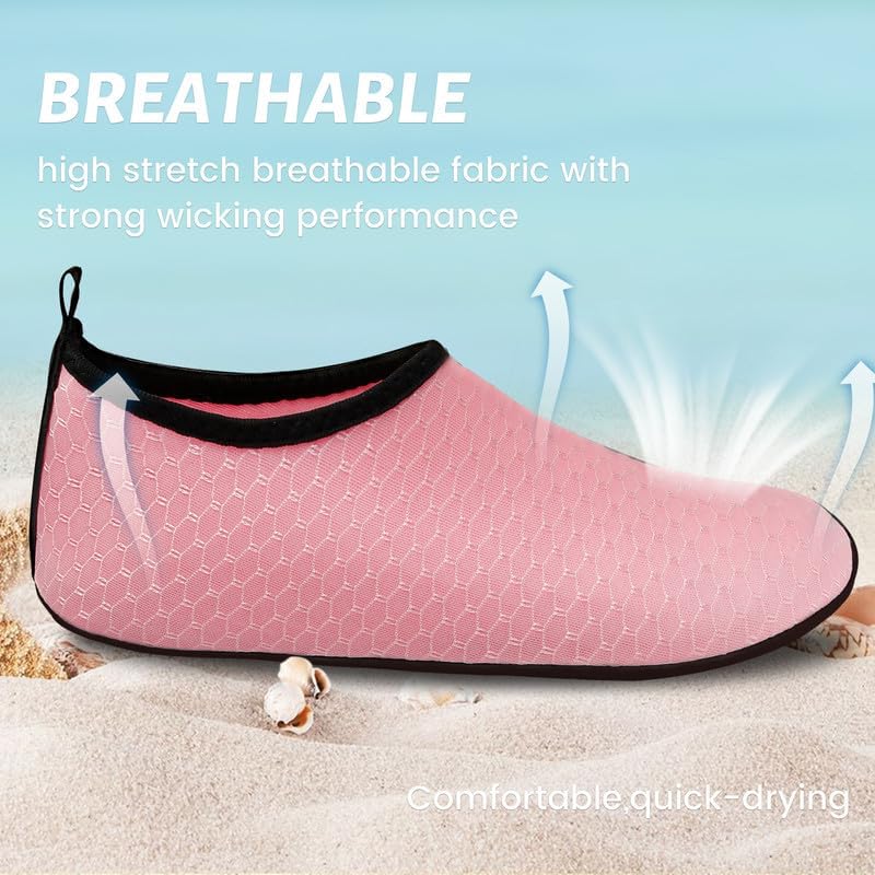 Water Shoes for Men & Women Quick Drying Comfortable Non-Slip Aqua Socks for Beach, Pool Yoga Footwear