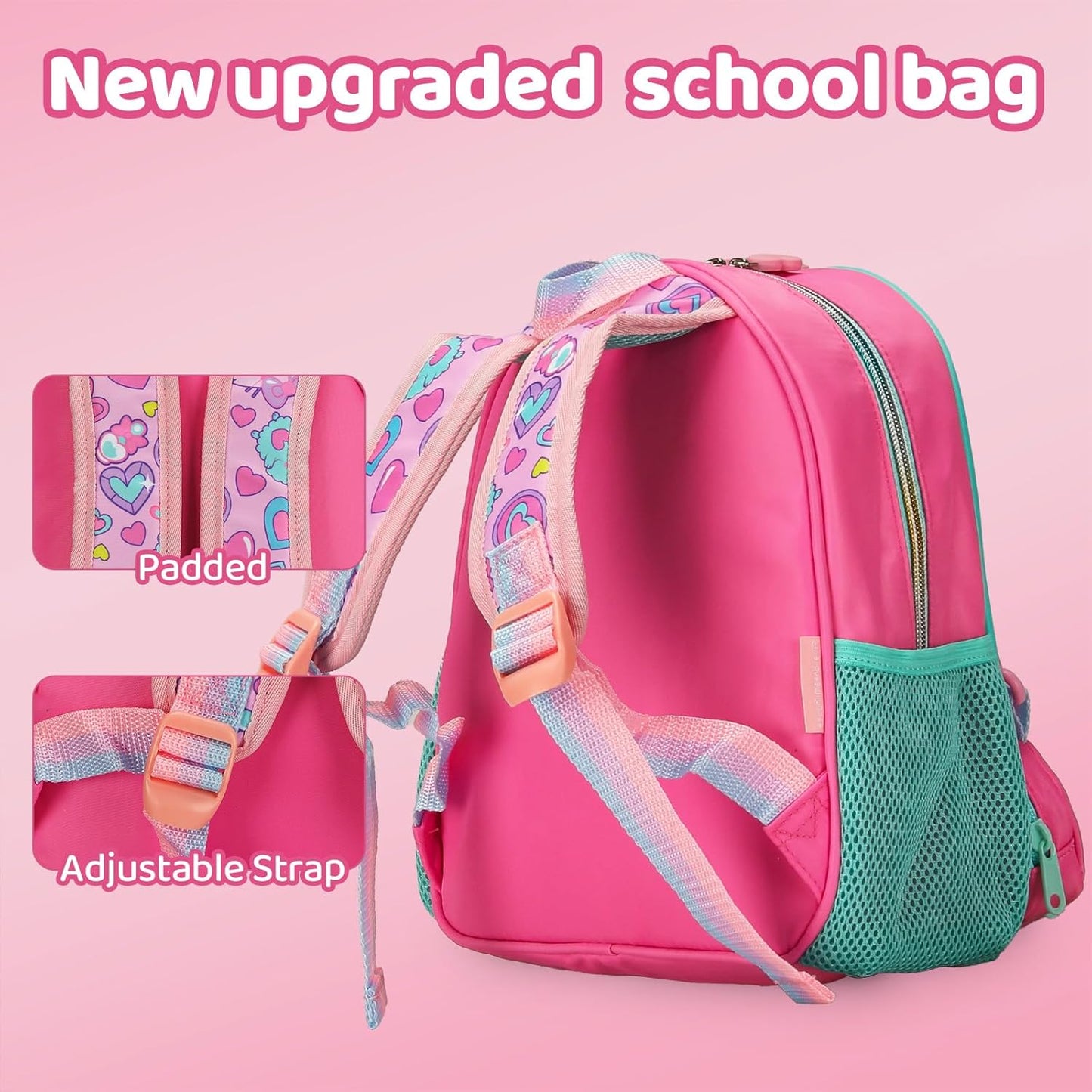 Kids Backpack for Boys Girls – Lightweight Cartoon Toddler School Bag, Preschool Backpack with Comfortable Straps for Children Age