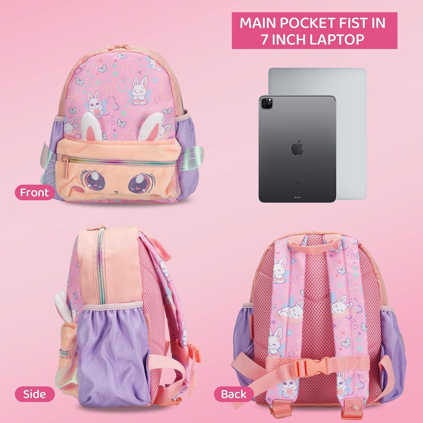 Kids Backpack for Boys Girls – Lightweight Cartoon Toddler School Bag, Preschool Backpack with Comfortable Straps for Children Age