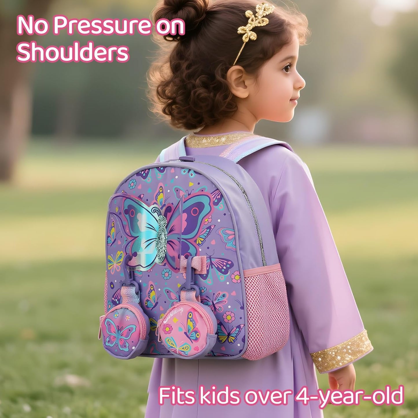 Kids Backpack for Boys Girls – Lightweight Cartoon Toddler School Bag, Preschool Backpack with Comfortable Straps for Children Age